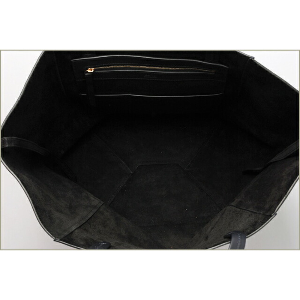 Celine Black Leather & Suede Tote Shoulder Bag - Picture 5 of 6